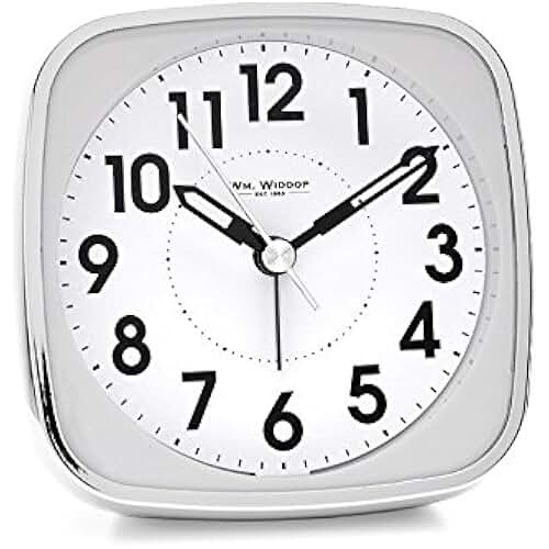 Amazon.co.uk non ticking alarm clocks bedside Home & Kitchen