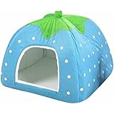 Highdas NewSoft Plüsch Sponge Haustier Hund Katze Kaninchen Bett-Haus Kennel Doggy Kissen Korb 3 Farben S ~ L