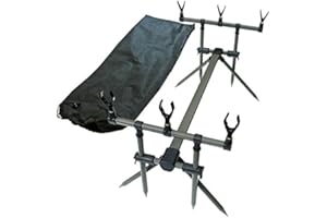 Oakwood Specimen Carp Fishing Goal Post Rod Pod With Bag & Rests
