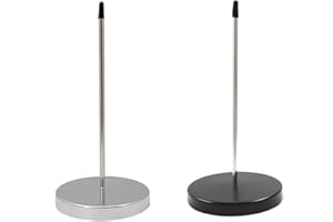YIXUTAG Memo Holder, 2 Pieces Note Holder, Note Spikes, Paper Spike Holder with Round Base, Note Holder, Note Holder, Note Paper Receipt for Notes, Paper Receipts, 14 cm, for Kitchen, Hotel, Restaurant, Cafe,