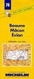 Carte routière : Beaune - Mâcon - Evian, 70, 1/200000