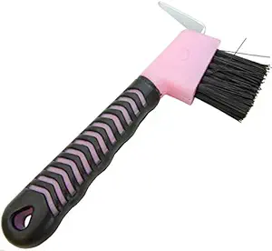 Intrepid International Rubber Hoof Pick with Brush