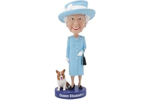 Royal Bobbles - Bobble Head de la Reine Elizabeth II et Son Corgi