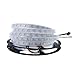 Produktbild ALITOVE 16.4ft WS2812B Individually Addressable RGB LED Flexible Strip Light 5m 300 Pixels 5050 SMD with embedded IC DC5V White PCB Waterproof IP67