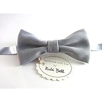 Hellgraue Samt fliege