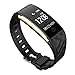 Produktbild OverDose Bluetooth 4.0 LED wasserdichte intelligente Armbanduhr Armband Sport Uhren (Schwarz, 0,96 Zoll)