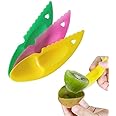 6PCS Fruit Kiwi Cutter Peeler, Slicer Tool Fruit Gadget Slicer Kitchen Gadgets Tools for Pitaya Green Kiwi - Fruit Cutter Set(Random Color)