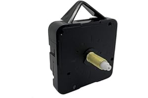 Dans Clock Shop Mécanisme pour mouvement d'horloge à quartz non sonore (trotteuse) de remplacement À monter Pile et attaches fournis - Long - 21mm Total Spindle Length