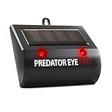 Repelente de Animales Salvajes Eye Predator Pro Solar con luz Led ultrabrillante Ojo Depredador Pro con Base