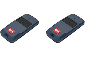 IXTRIMA Radiocomando originale BFT Mitto Cool C2, Telecomando 433 MHz a 2 Canali per Cancelli e Garage, D112306 Set da 2 Pezzi