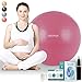 Price comparison product image Gallant Women's GBP-75PK Pregnancy 75cm | Anti Burst with Hand Pump, Extra Plugs and Instructions Guide | Maternity Birth and Weight Loss Yoga Fitness | Stability Ball-Pink