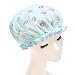 Stylish Elastic Double Layers Waterproof Shower Cap Reusable Bath Cap Blue RS.1794.00