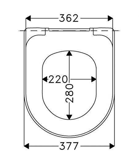 Haro WC-Sitz Tube Softclose Premium für TOTO NC (CW762Y) mit Absenkautomatik weiss - 2