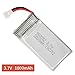 Produktbild Lithium Batterien, 3.7V 1800mAh Lithiumbatterie, Ersatzbatterie für Abblie Drohne