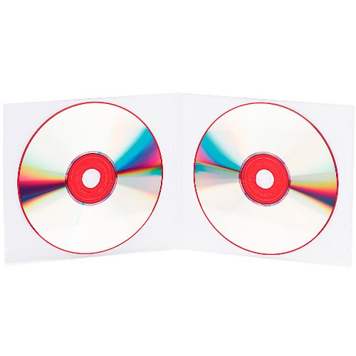 Doppel CD Slim Soft Boxen im 50er-Set, 7 mm, transparent - 3
