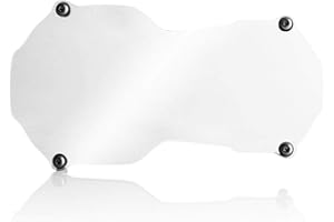 WRS - Pantalla protectora para faros de motocicletas BMW R 1200 GS/Adventure de 2013 a 2018