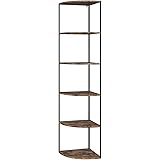 Vicco Scaffalatura angolare da parete in legno, scaffalatura per documenti, scaffalatura, scaffalatura alta, per la casa, l'u