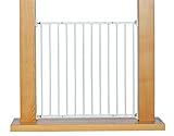 Impag Türschutzgitter Absperrgitter zum Schwenken 70 - 109 cm Astor Weiß