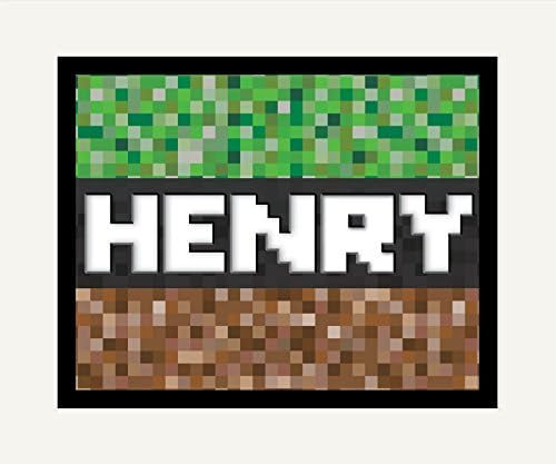 Personalised Name Print 10x8 - Game Theme