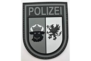 ‎POLIZEIMEMESSHOP POLIZEIMEMESSHOP Polizei Mecklenburg-Vorpommern Black Ops Rubberpatch PVC mit Klett - Polizei