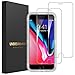 Price comparison product image UNBREAKcable iPhone 8 Plus/7 Plus Screen Protector Film [2 Pack], 2.5D Double Defence Series Tempered Glass for iPhone 8 Plus/7 Plus [Anti-scratch, Anti-fingerprint, Bubble Free and Case-friendly]