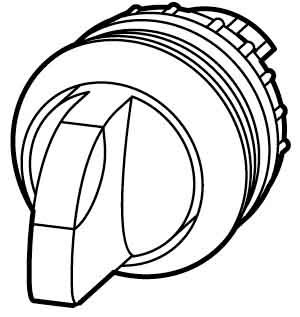 Preisvergleich Produktbild Eaton 216833 Leuchtwahltaste, 3 Stellungen, weiß, tastend
