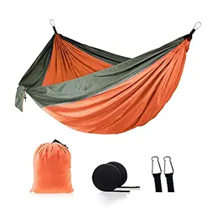 Nylon Hammock Widened Indoor Outdoor Swing Camping Supplies 210T Nylon Beach Hammock Travel Hiking Hammock-Daerzy