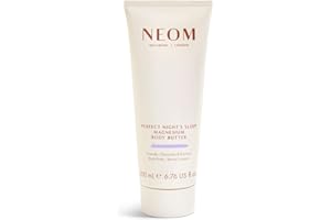 NEOM Perfect Night's Sleep Magnesium Body Butter, 200ml I Lavender, chamomile and patchouli I Essential Oils I Nourish and soften skin