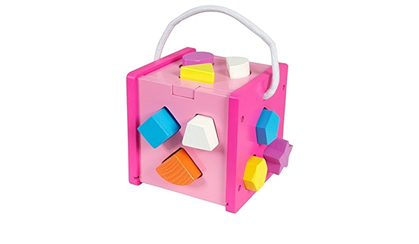 pink shape sorter