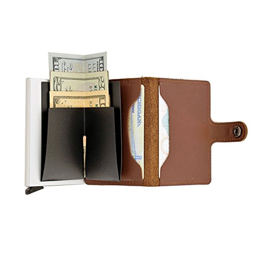 U.S. CROWN RFID Wallet Leather Credit Card Holder, Best RFID Blocking Wallet & Front Pocket Wallet Design RS.499 (80.00% Off) - Amazon