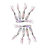 die extrem scharfen Drillinge sind beste Voraussetzung zum haken des Fisches