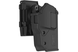 OMITAC Fondina Sig P320 con rotazione a 360°, fondina OWB per Sig Sauer P320 M17 M18 Taurus G3 Fondina tattica esterna in vita Anto Lock Livello di ritenzione 2 dito indice rilasciato per destrorsi..