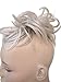 New Style Hair Extension Scrunchie Up Do Down Do Spiky Twister (Silver Grey Mix)