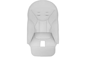 Wmool High Covers for Baby, Universal Replacement Cover for Graco High Chair, Baby Seat Dini, PU Leather, Beige, Orange, Blue, Green