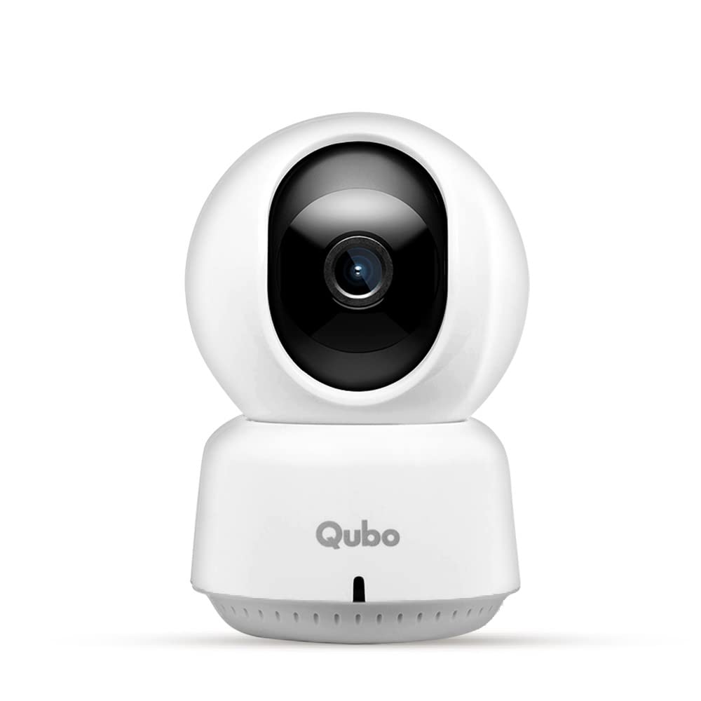 Qubo Smart 360 WiFi CCTV Security Camera for Home from Hero Group | 2MP 1080p Full HD| Mobile App | Two Way Talk | Night Visi