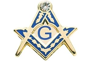 THE MASONIC COLLECTION Insignia masónica de Sq y brújula con G