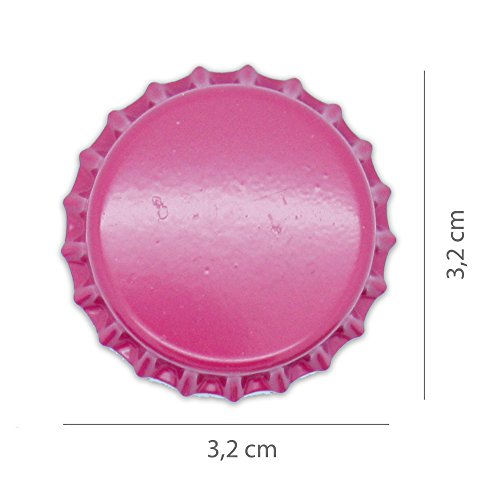 30x Magnete, Bunt Ø 3cm, Haftmagnete für Whiteboard, Kühlschrankmagnet, Magnettafel, Memoboard, Magnet Kronkorken - 2