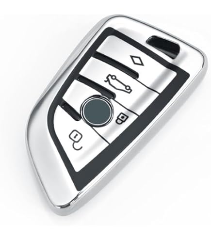 Horande Replacement Keyless Entry Smart Key Fob Cover Fits For BMW 1 3 4 5 6 7 Series X3 X4 M5 M6 GT3 GT5 Remote Control Key Fob 3 Buttons - View #2