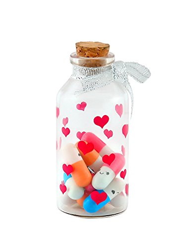 Lilone Capsule Message in A Bottle, 12X Colour Pills