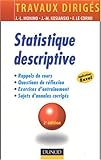 Image de Statistique descriptive : Travaux dirigés