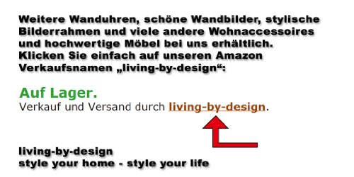 Wanduhr aus Holz 29cm – Motiv: Amerika USA Route 66 schwarz – Küchenuhr Uhr römische Ziffern – Quartzuhr - 2