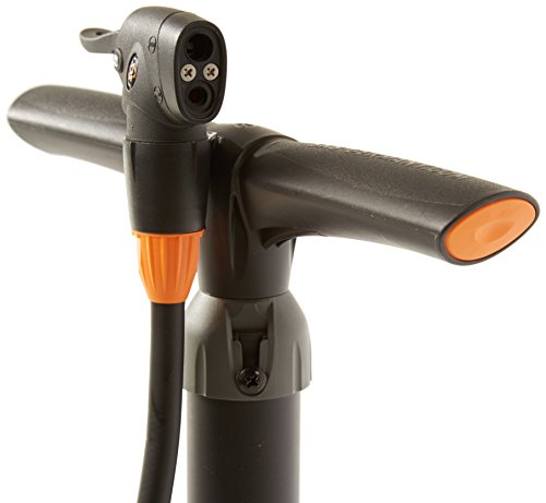 SKS Stand-Luftpumpe mit Manometer und Duokopf für alle Ventilarten Air X-Press, schwarz- grau, 560 - 3