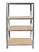 Produktbild Steckregal 180x50x40 cm 4 Böden verzinkt Kellerregal Metallregal Regal Regalsysteme Lagerregal