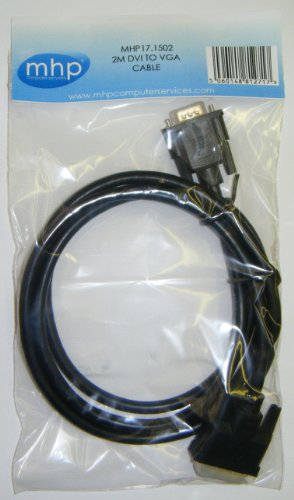 MHP ® 1,8 m DVI auf VGA Kabel DVI-A, 15-polig SVGA PC Laptop zu TV-Projektor zu überwachen - 2