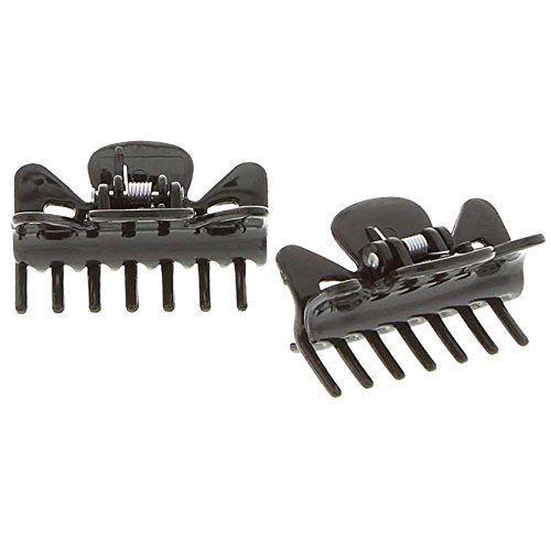 Haarklammern, Abteilklammern Greifspangen, Wellenreiter für langes Haar, schwarz, 3er MixSet - 2