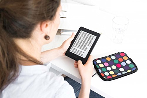 7 Zoll Tablet-PC ( z.B. Apple iPad Mini 2 3 4, Samsung Galaxy Tab 4 (7.0), Amazon Kindle Fire HD 7, Archos 80b Platinum / Helium, Huawei MediaPad X2, Lenovo IdeaTab 2 A7-10 / T1 7 ) Schutzhülle – sehr hochwertige & edel verarbeitete Tablettasche / Tablethülle aus wasserfesten Neopren mit eingenähter Doppelnaht, premium Reißverschluss und aufwendigen Designeraufdruck! Die Hülle eignet sich für Tablet-Computer diverser Hersteller bis 18,5×13,5cm ( zirka 7“ bis 7,9“) 127 - 7