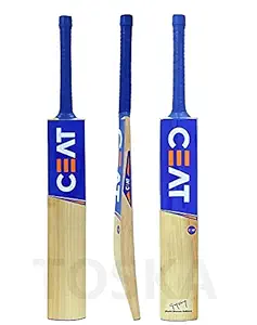 MSOB Sports Bat CEAT Multicolour Full Size Poplar Willow Wooden Cricket Bat for Tennis Ball for Men and Women (Pack of 1)