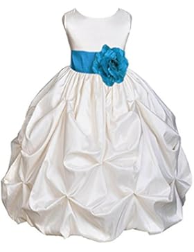 LaoZan Abito Da Sera Del Vestito Senza Maniche Da Damigella D'Onore Ragazza Abiti Flower Girl Dress Bambini Azzurro...