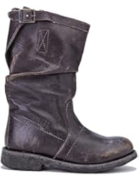 Stivali donna Bikkembergs used mid mod. BKW101647/TESTA DI MORO pelle nuova collezione autunno inverno 2017/2018