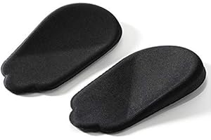 Doact Plantilla ortopédica de corrección de piernas en forma de O 2 pares de cuña de elevación de talón para tipo de pierna O/X Plantilla de gel de soporte de talón para mujeres y hombres Correcc